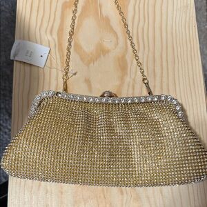 Elegant Gold Evening Clutch